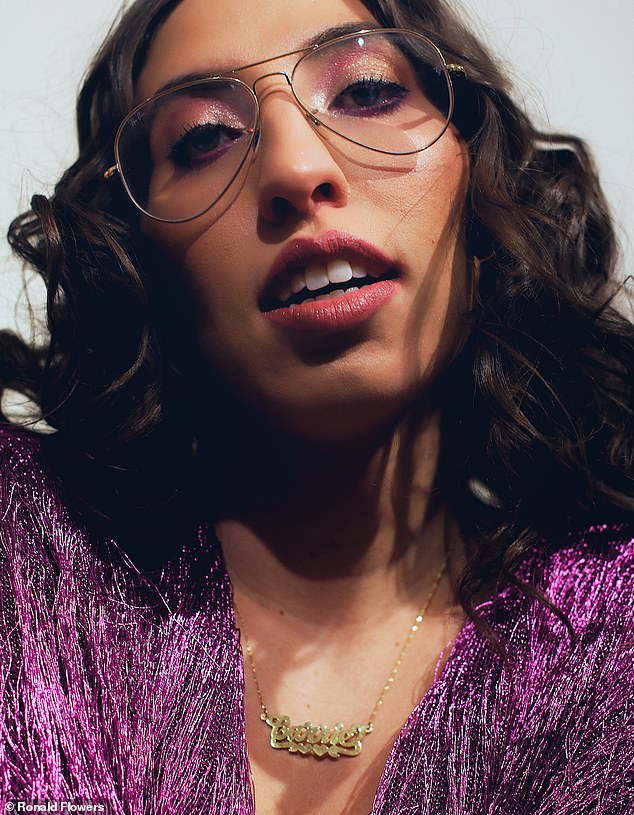 Daily Mail features Caroline Vazzana in ARTFashion with Carrie 2.0 Nameplate Necklace