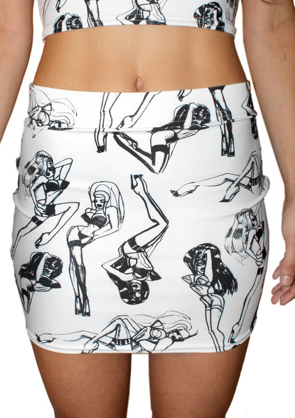 MARTINE 'Pinup Girls' Athletic Shorts – Patricia Field ARTFASHION