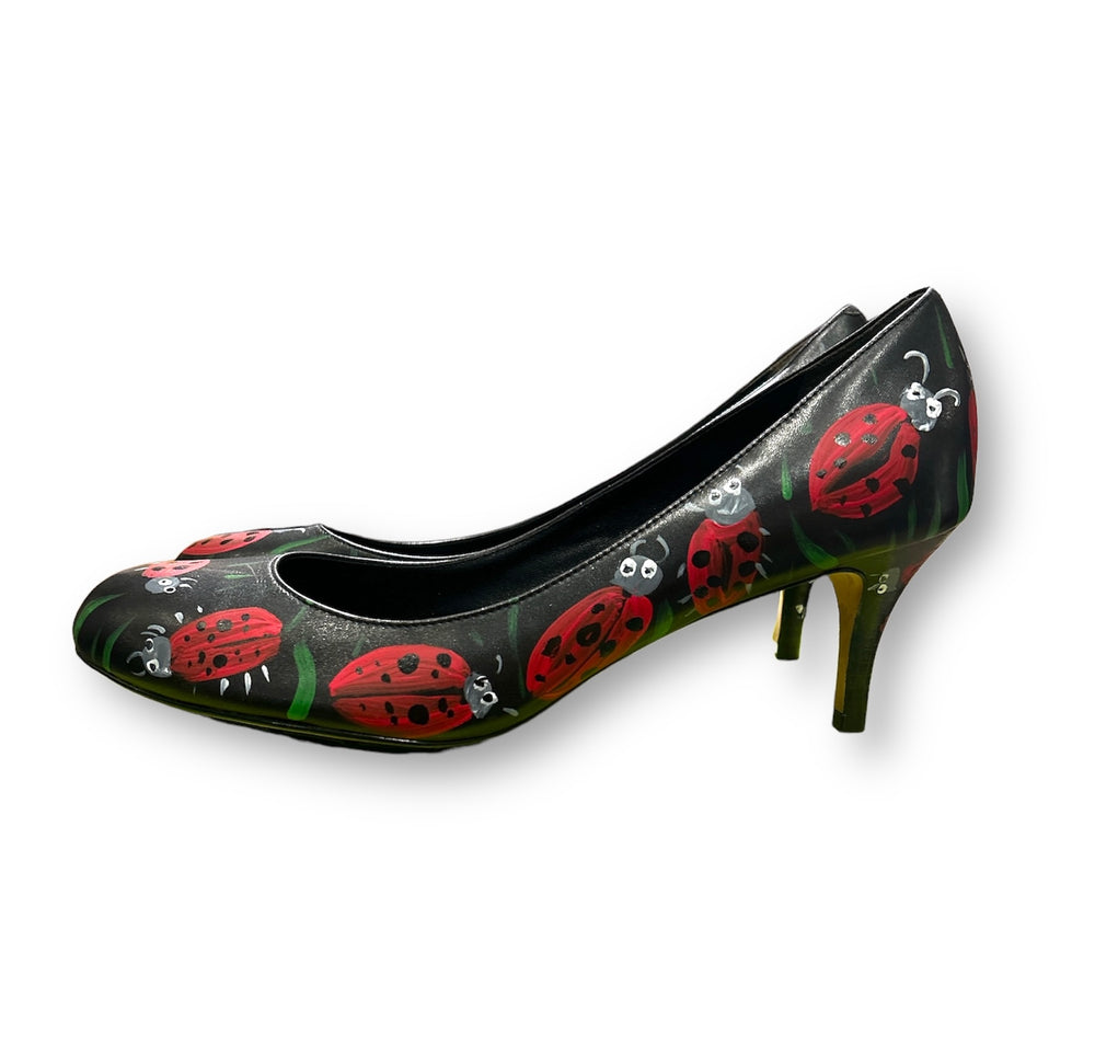 Lady Bug Kitty Heels