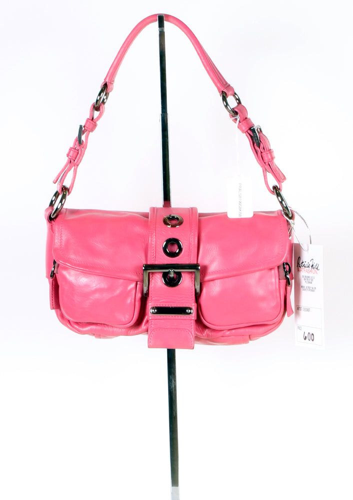 The D - Red and Pink Leather Handbag