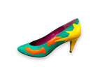 1980s Glacee Multi Colored Pumps