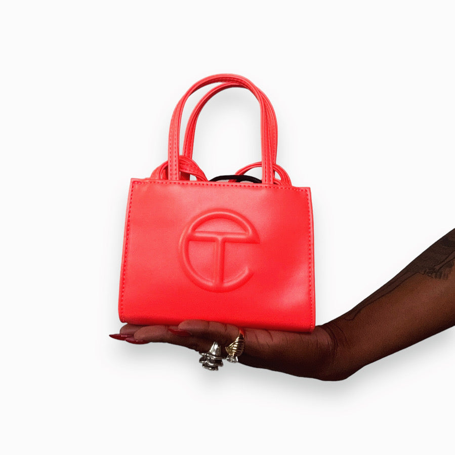 Trend: Pink Telfar Global Mango Orange Crossbody