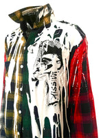 SSIK RED & WHITE DRIPPY MULTI BUTTON