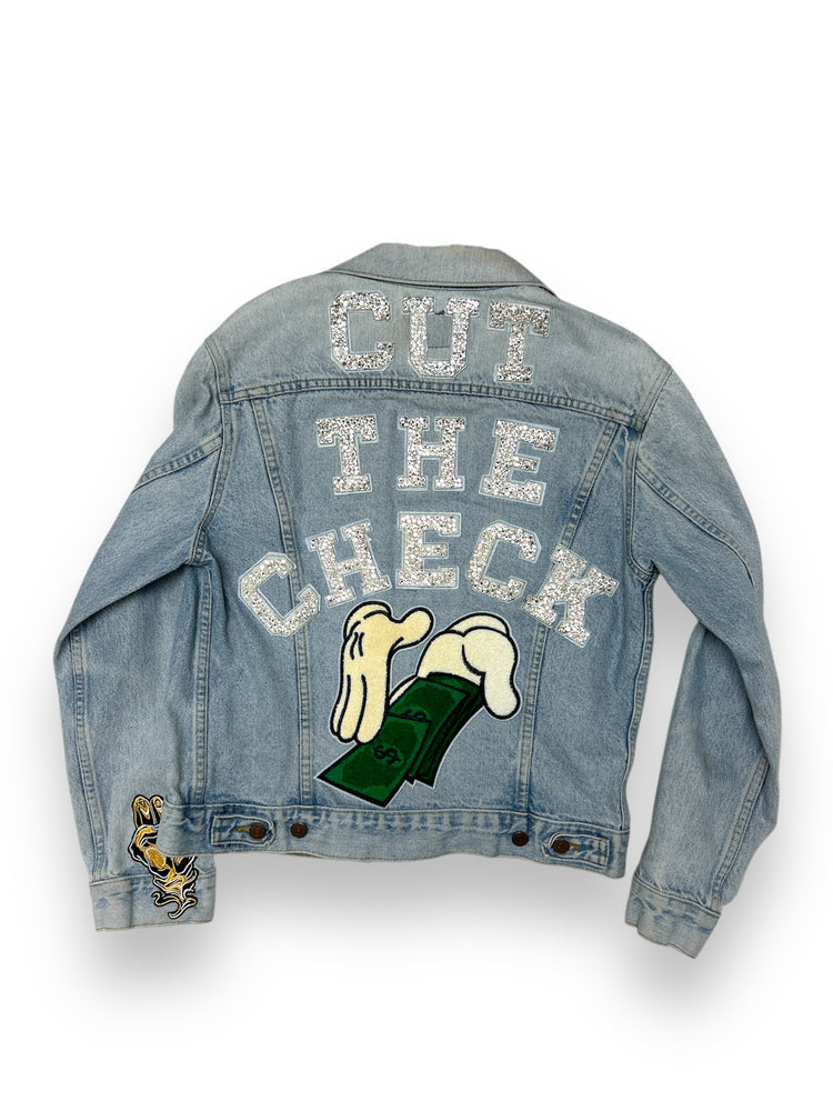 CUT THE CHECK Denim Jacket