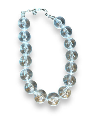 Vintage Lucite Ball Necklace