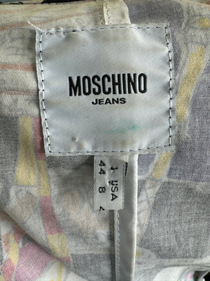 Y2K Moschino Jeans Pantomime Character Blazer