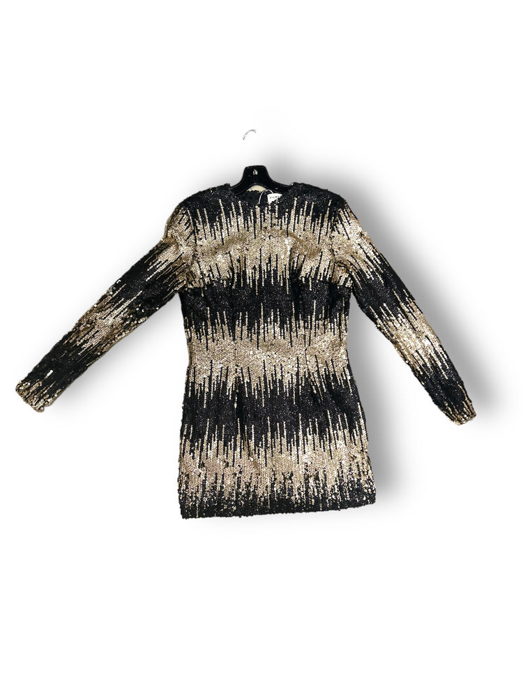 Black & Gold Drip Sequin Dress Patricia Field Black & Gold Drip Sequin Dress Patricia Field