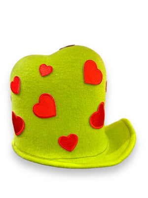 Wool Baseball Cap w/ Hearts