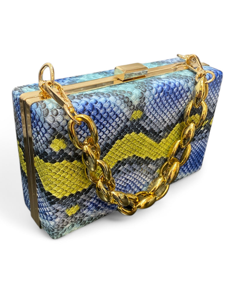 Snakeskin Clutch