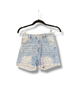 Star and Dots Denim Shorts