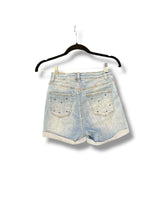 Star and Dots Denim Shorts