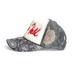 Red Signature w/ Bandana print