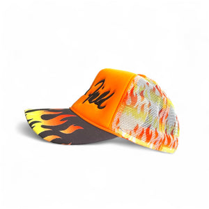 Signature w/ Flames