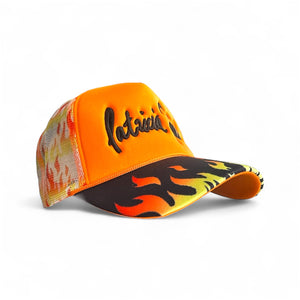 Signature w/ Flames