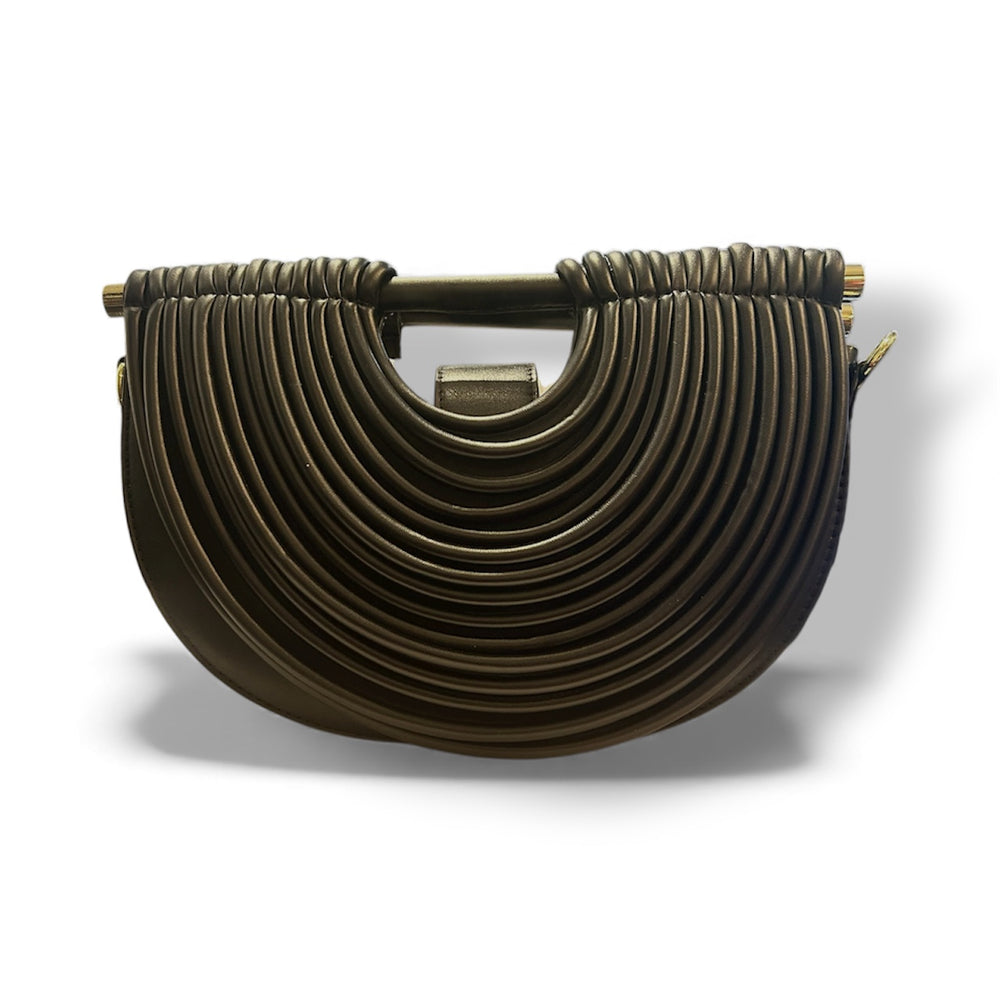 Multi Strap Leather Bag