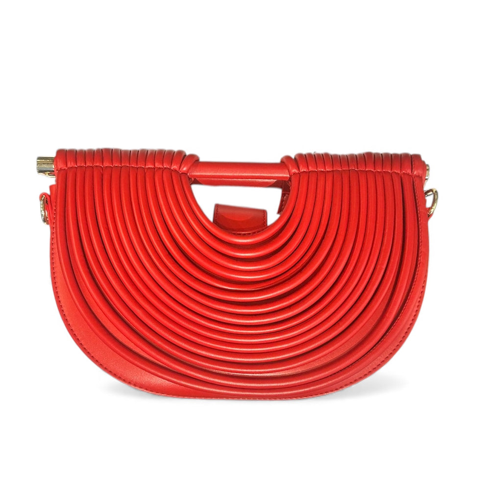 Multi Strap Vegan Leather Bag