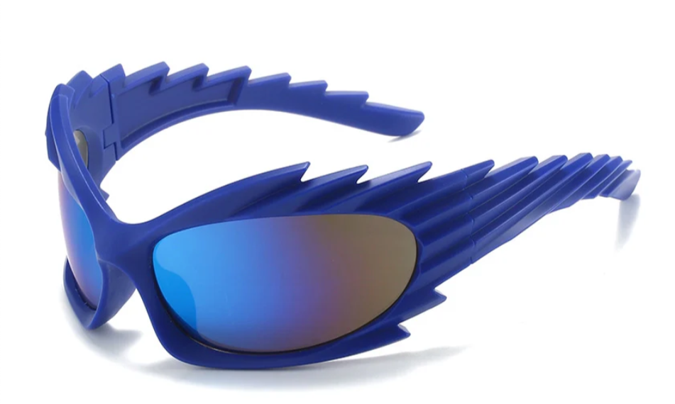 Blue Rave Glasses