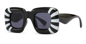 Square B&W Pop Glasses