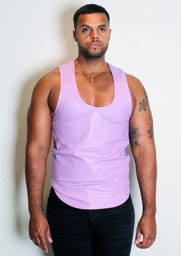 Vegan Leather tank top