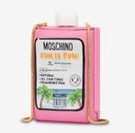 Moschino Sunscreen Leather Bag