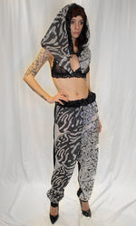 DOPE Tonal Silver Sequin Pants