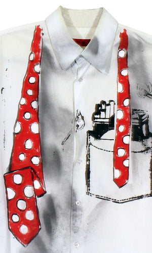 Trompe l'oeil Tie Shirt