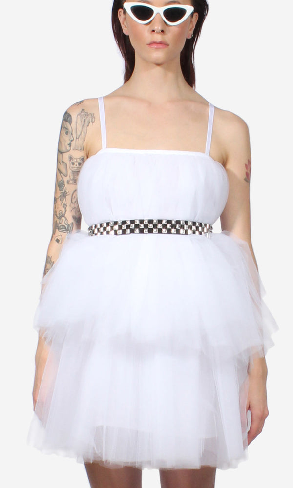 The White Tutu Dress