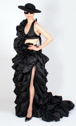 DOPE Ruffle Gown