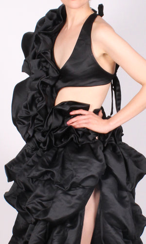 DOPE Ruffle Gown