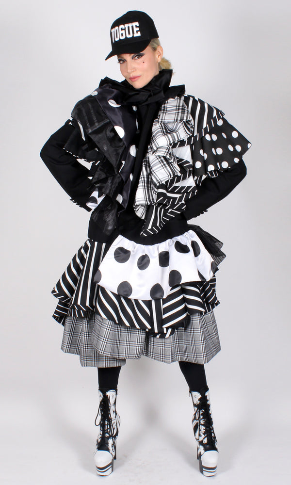 Psofia Ruffle Coat Ruffle Blazer Coat – Patricia Field ARTFASHION