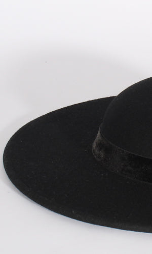 Patterned Underbrim Wide Hat