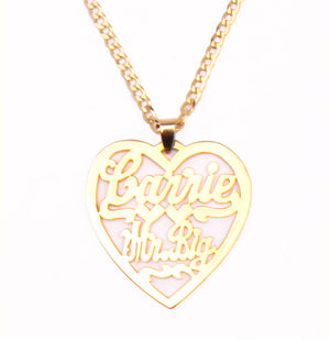 One Name 14k Gold Nameplate Necklace