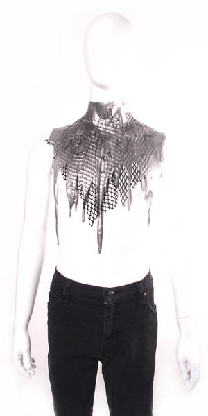 Liquid Metal Netted Collar