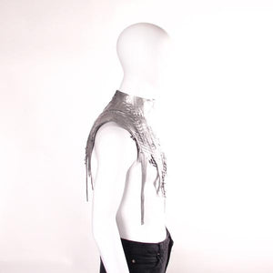 Liquid Metal Netted Collar