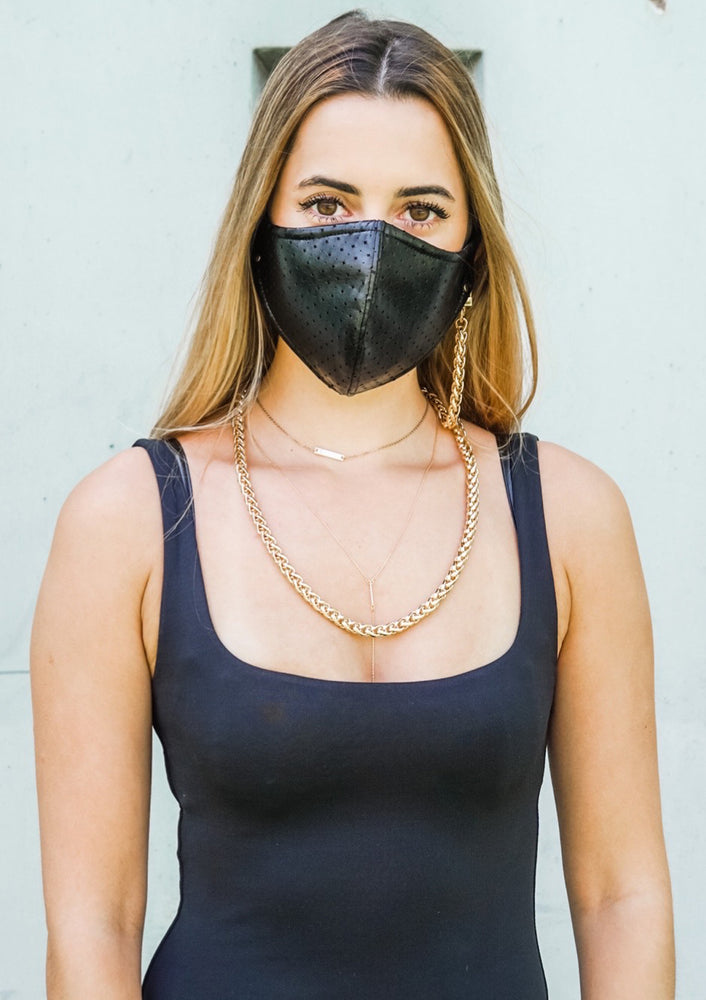 Gold Face Mask Chain