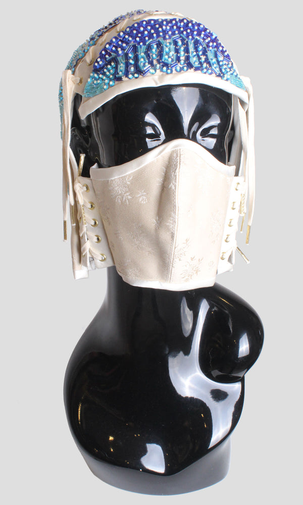 Painted Corset Couture Helmet