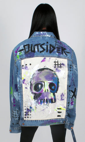 Outsider Skull Denim Jacket