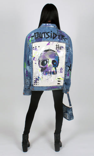 Outsider Skull Denim Jacket