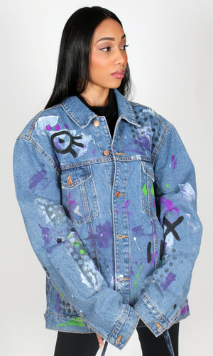 Outsider Skull Denim Jacket