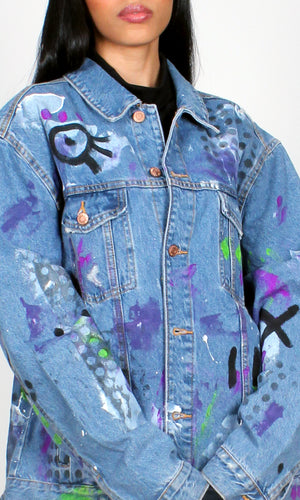 Outsider Skull Denim Jacket