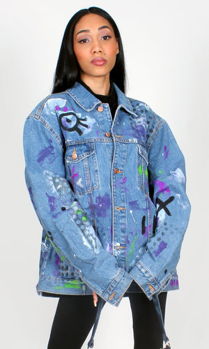 Outsider Skull Denim Jacket