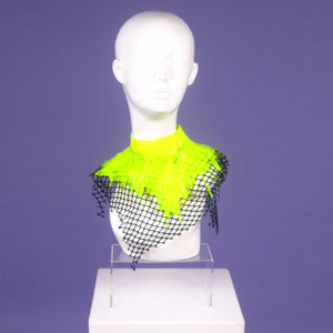 DayGlow Yellow Netted Neck Collar