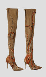 Octopus Thigh High Boots