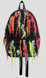 Multi-Fluo Dripped Backpack