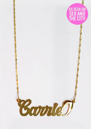 Custom Name Necklace | 14K Yellow Gold