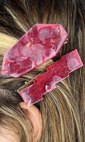 Lady Gaga Meaty Hair Clips (Set of 2)