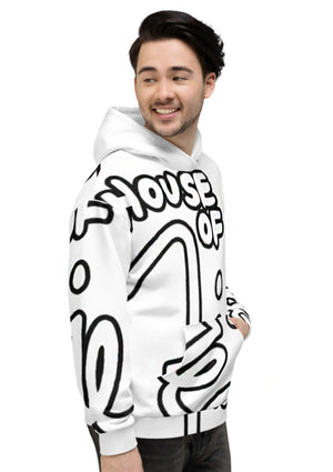 House of Field Logo Hoodie - White