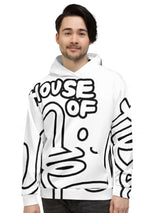 House of Field Logo Hoodie - White