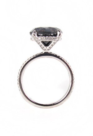 Carrie's Black Diamond Engagement Ring <Special Order Item>