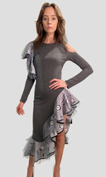 Grey Flamenca Dress